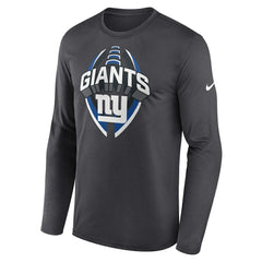 New York Giants Nike Primetime Legend Icon Performance Long Sleeve T-Shirt