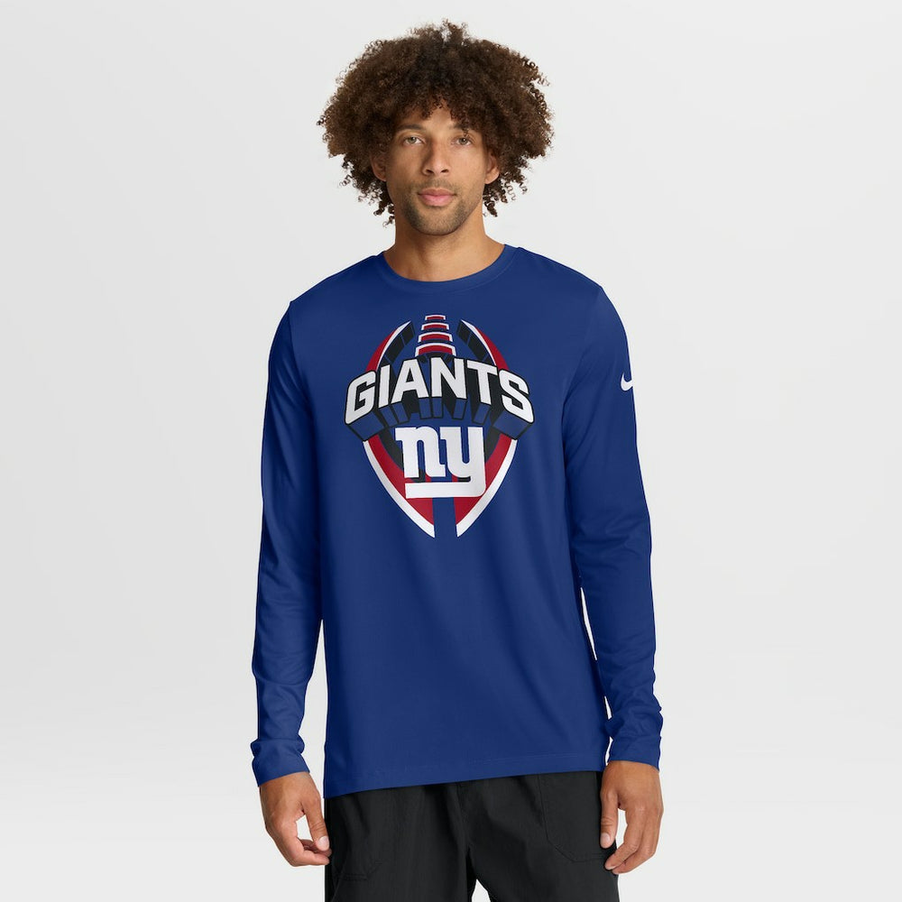 New York Giants Nike Primetime Legend Icon Performance Long Sleeve T-Shirt