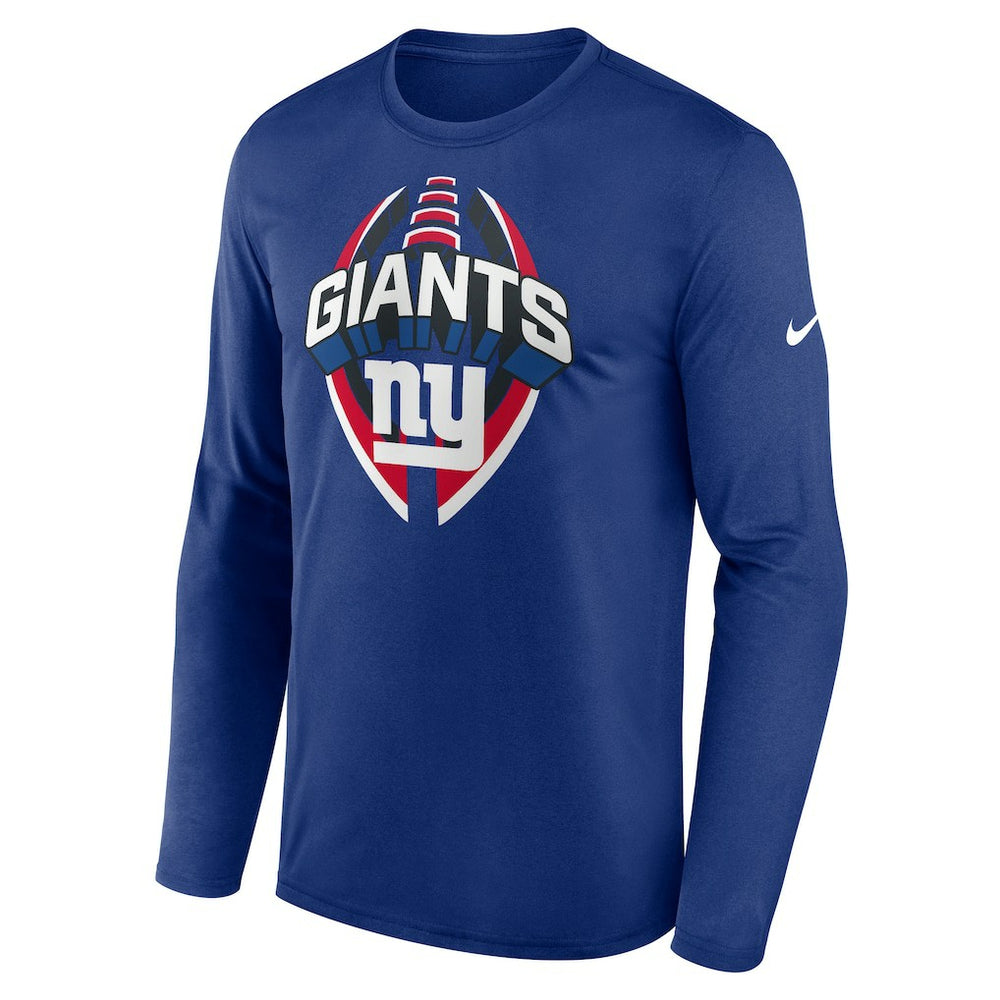 New York Giants Nike Primetime Legend Icon Performance Long Sleeve T-Shirt