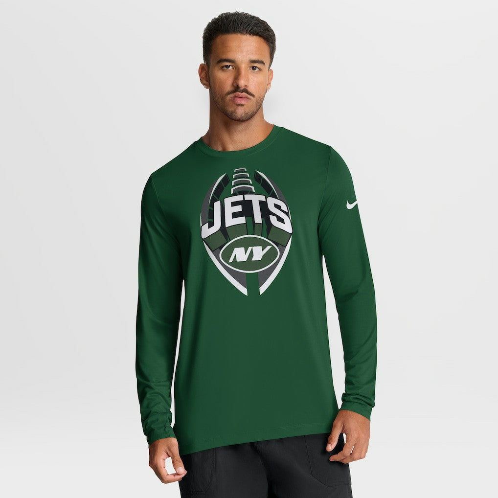 New York Jets Nike Primetime Legend Icon Performance Long Sleeve T-Shirt