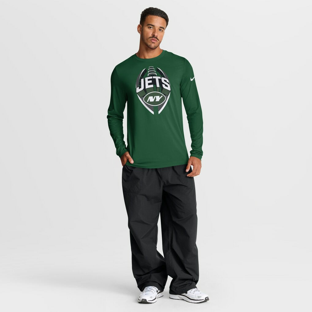 New York Jets Nike Primetime Legend Icon Performance Long Sleeve T-Shirt