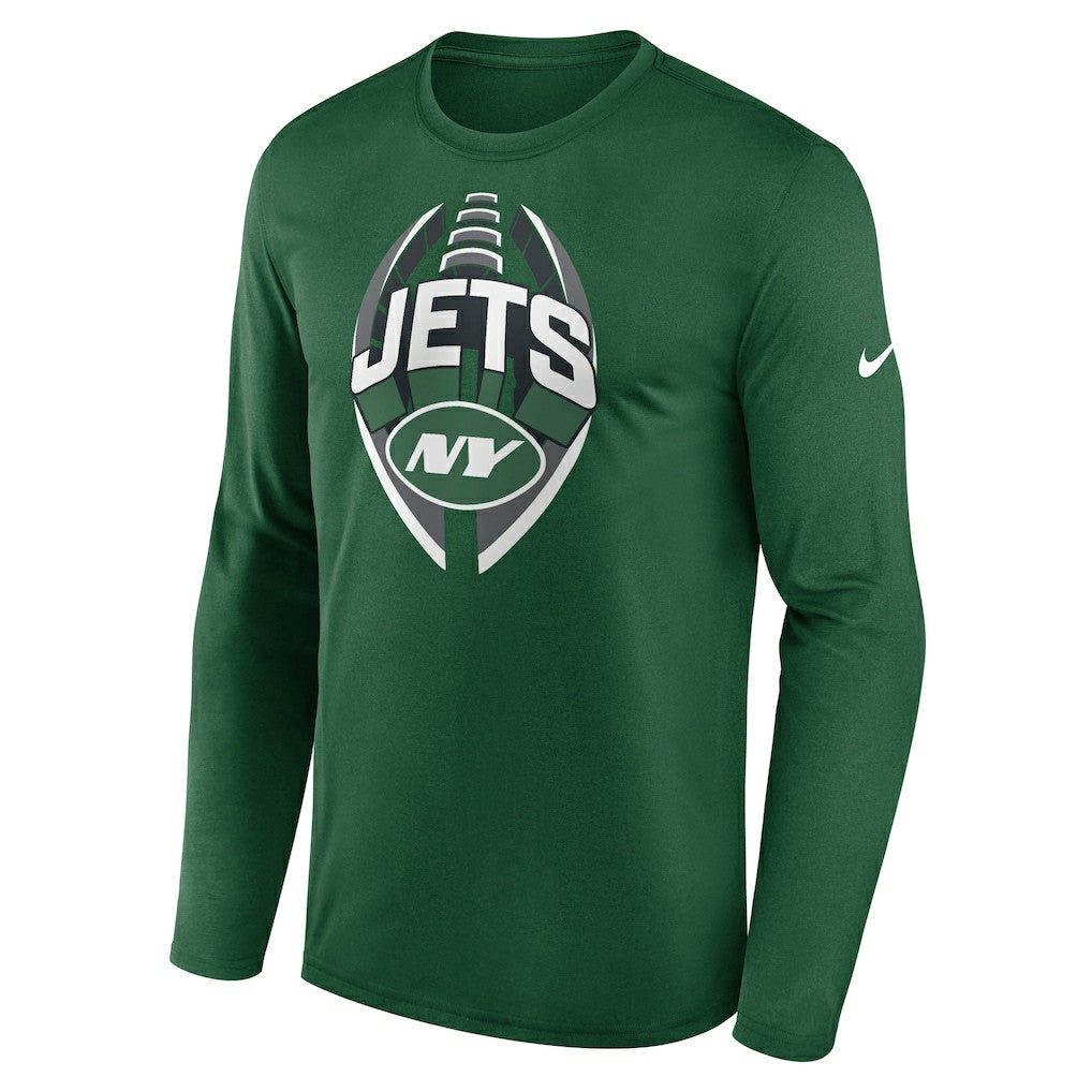 New York Jets Nike Primetime Legend Icon Performance Long Sleeve T-Shirt