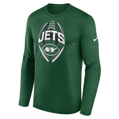 New York Jets Nike Primetime Legend Icon Performance Long Sleeve T-Shirt