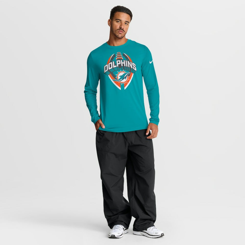 Miami Dolphins Nike Primetime Legend Icon Performance Long Sleeve T-Shirt