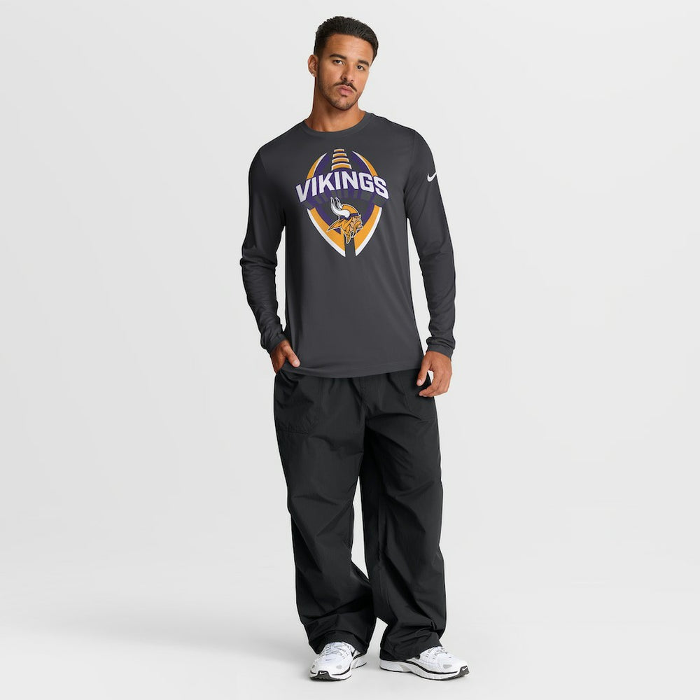 Minnesota Vikings Nike Primetime Legend Icon Performance Long Sleeve T-Shirt