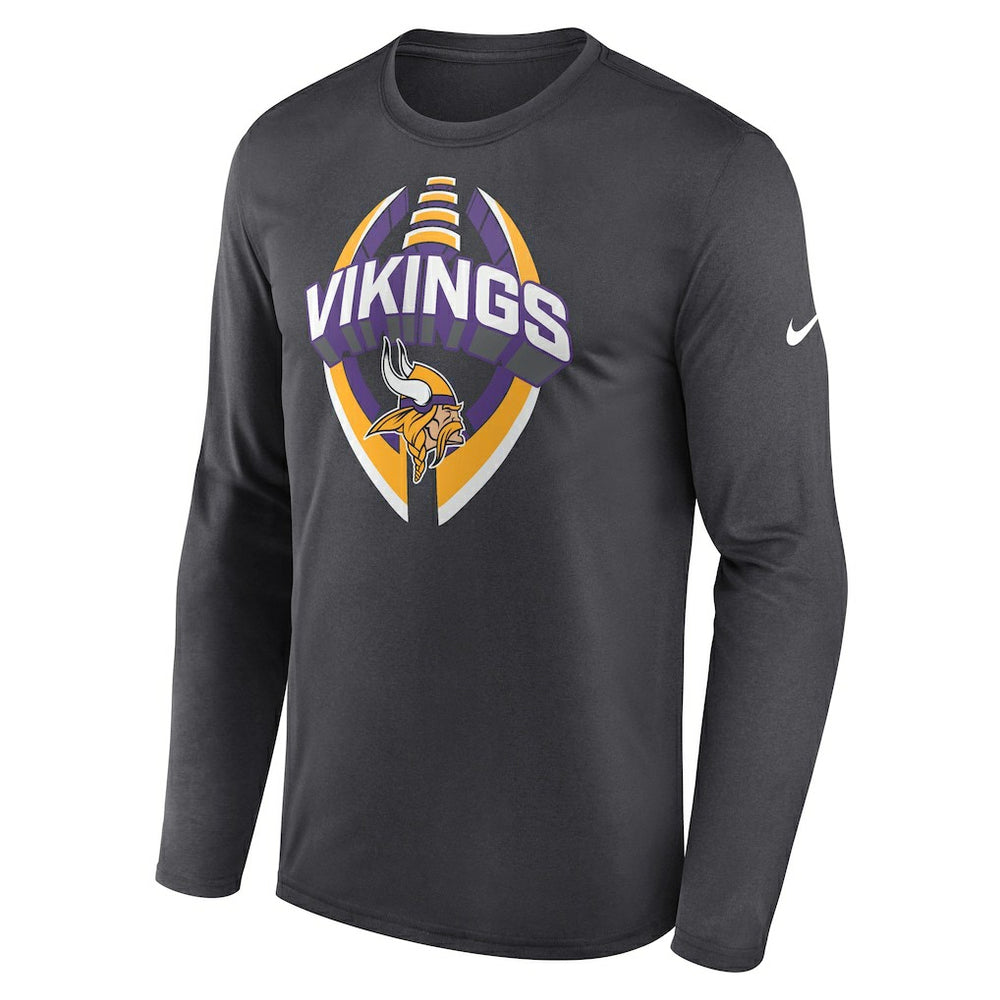Minnesota Vikings Nike Primetime Legend Icon Performance Long Sleeve T-Shirt