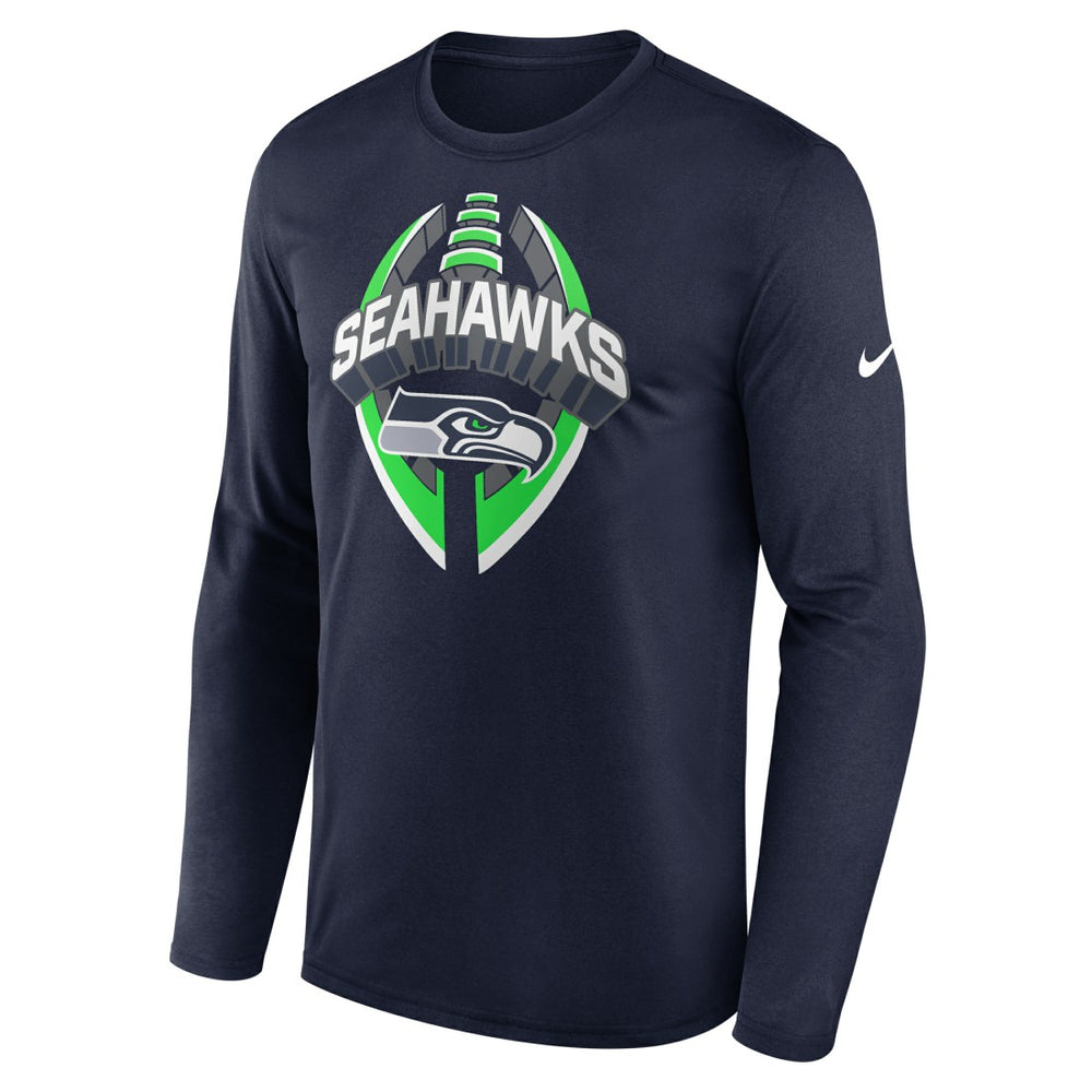 Seattle Seahawks Nike Primetime Legend Icon Performance Long Sleeve T-Shirt