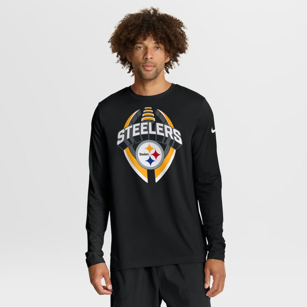 Pittsburgh Steelers Nike Primetime Legend Icon Performance Long Sleeve T-Shirt