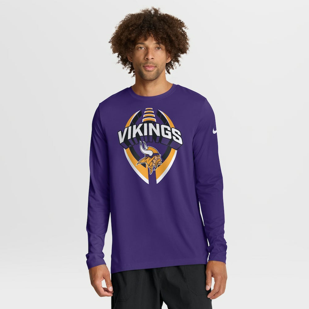 Minnesota Vikings Nike Primetime Legend Icon Performance Long Sleeve T-Shirt