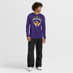 Minnesota Vikings Nike Primetime Legend Icon Performance Long Sleeve T-Shirt