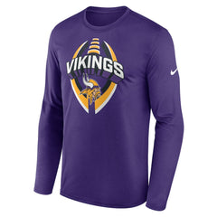 Minnesota Vikings Nike Primetime Legend Icon Performance Long Sleeve T-Shirt