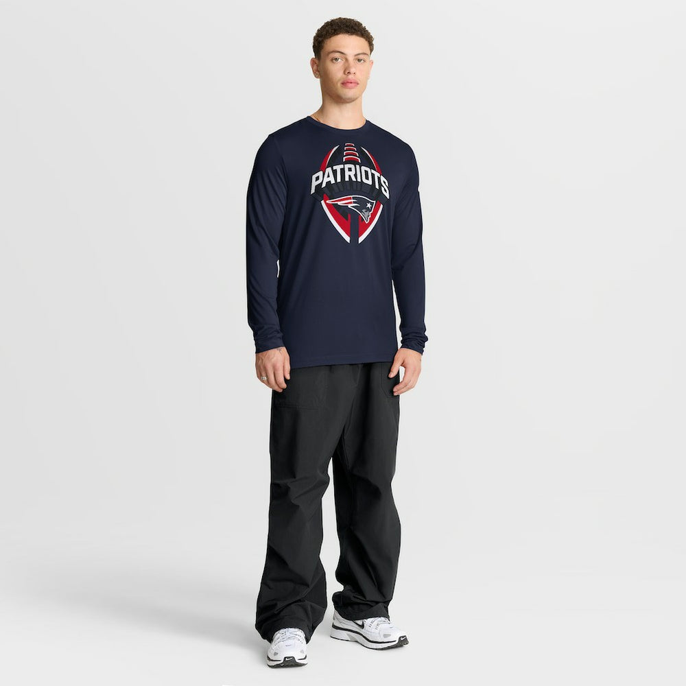 New England Patriots Nike Primetime Legend Icon Performance Long Sleeve T-Shirt