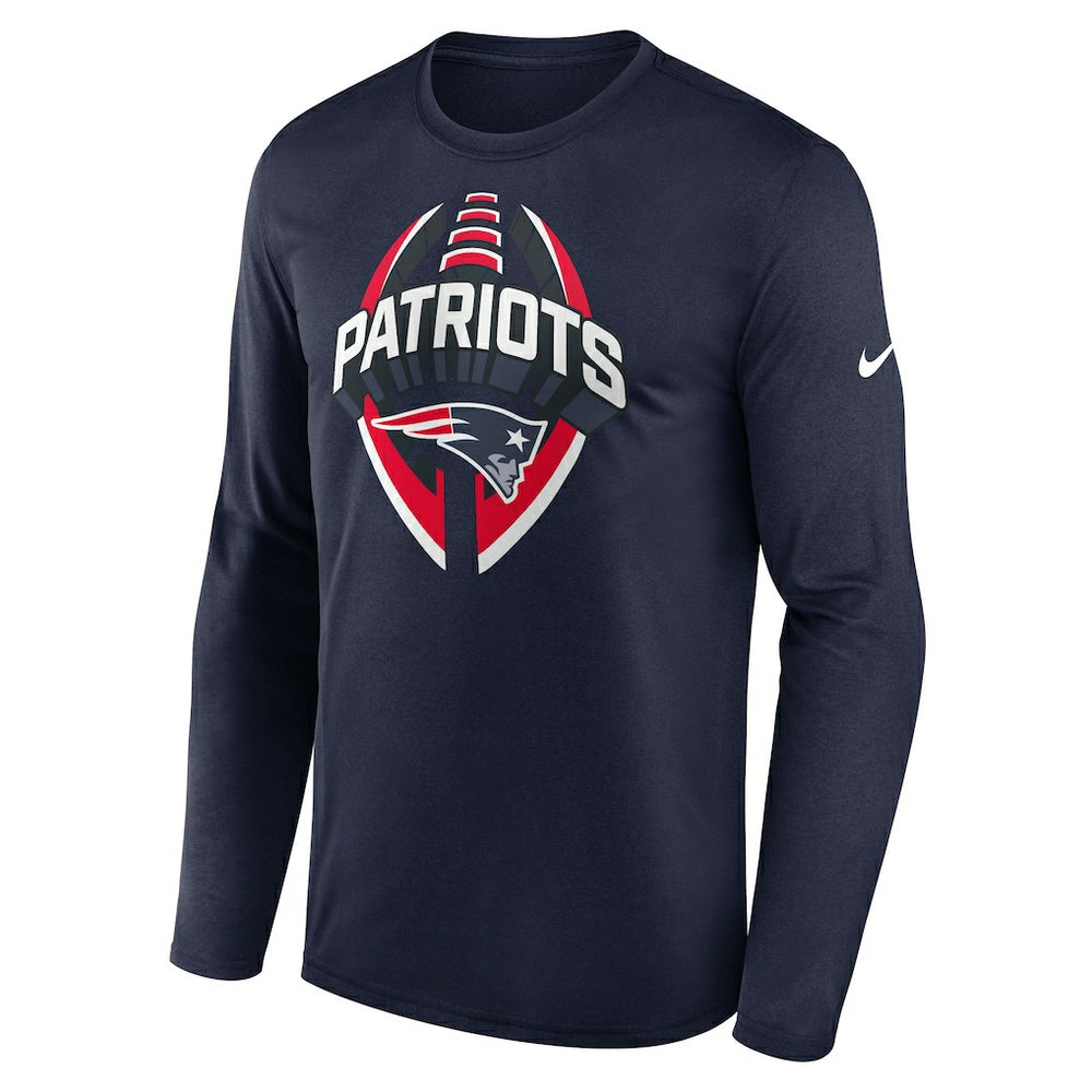 New England Patriots Nike Primetime Legend Icon Performance Long Sleeve T-Shirt