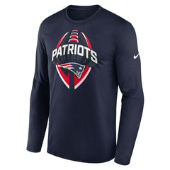 New England Patriots Nike Primetime Legend Icon Performance Long Sleeve T-Shirt