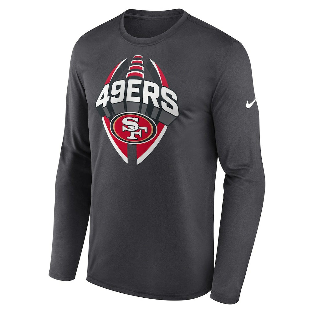 San Francisco 49ers Nike Primetime Legend Icon Performance Long Sleeve T-Shirt