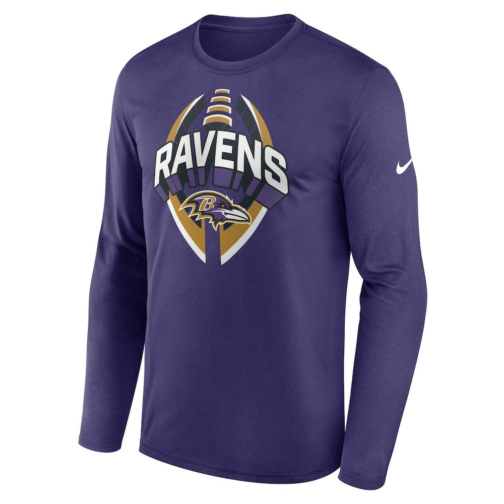 Baltimore Ravens Nike Primetime Legend Icon Performance Long Sleeve T-Shirt