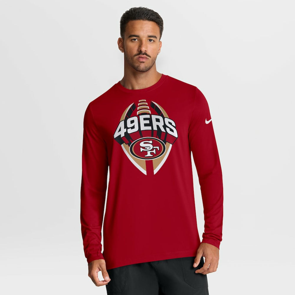 San Francisco 49ers Nike Primetime Legend Icon Performance Long Sleeve T-Shirt