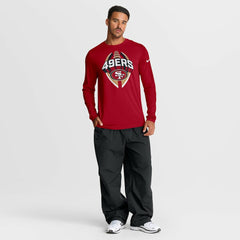 San Francisco 49ers Nike Primetime Legend Icon Performance Long Sleeve T-Shirt