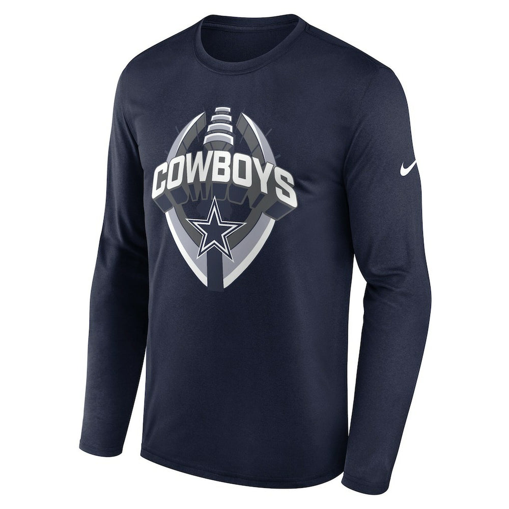 Dallas Cowboys Nike Primetime Legend Icon Performance Long Sleeve T-Shirt