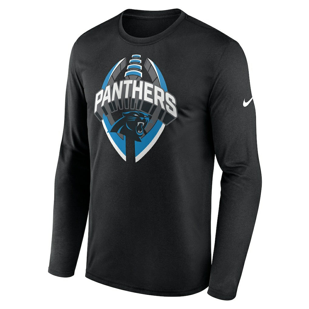 Carolina Panthers Nike Primetime Legend Icon Performance Long Sleeve T-Shirt