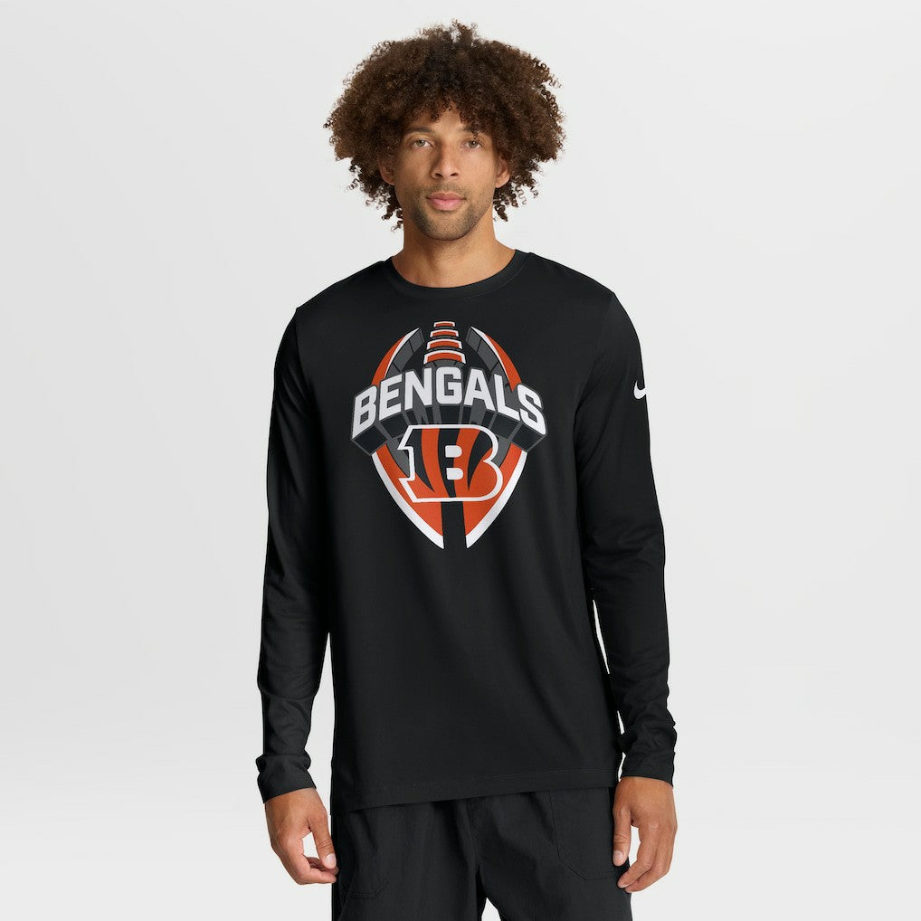 Cincinnati Bengals Nike Primetime Legend Icon Performance Long Sleeve T-Shirt