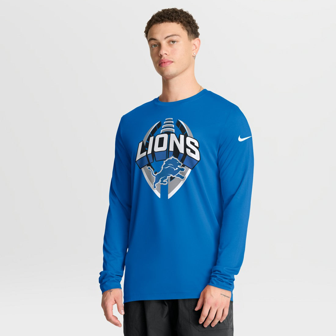 Detroit Lions Nike Primetime Legend Icon Performance Long Sleeve T-Shirt