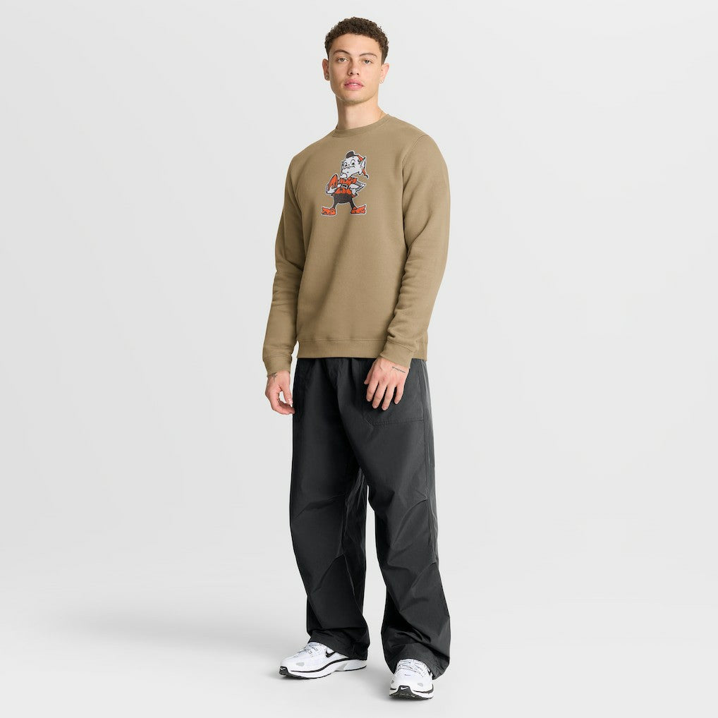 Cleveland Browns Nike Swing Pass Rewind Club Pullover Sweatshirt