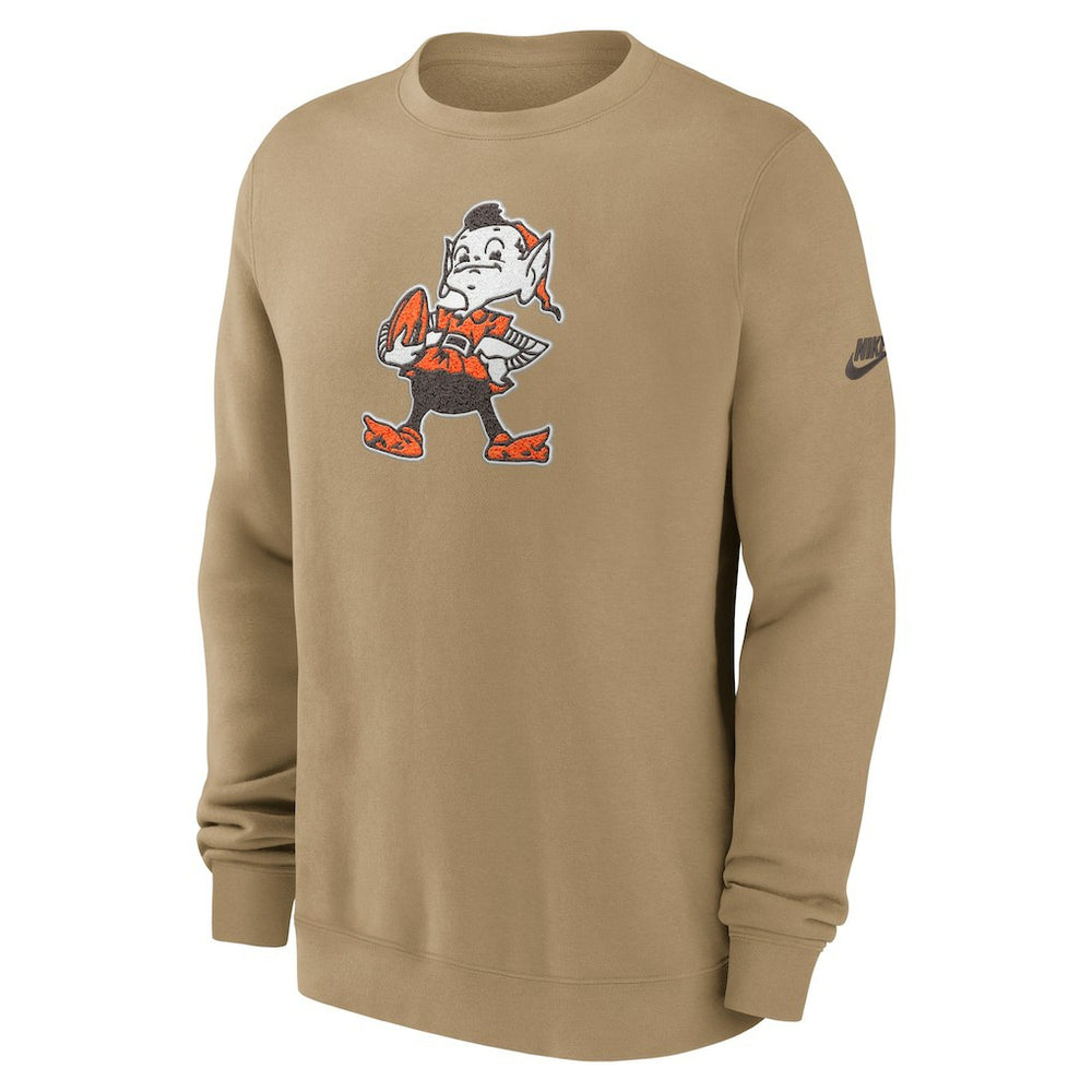 Cleveland Browns Nike Swing Pass Rewind Club Pullover Sweatshirt