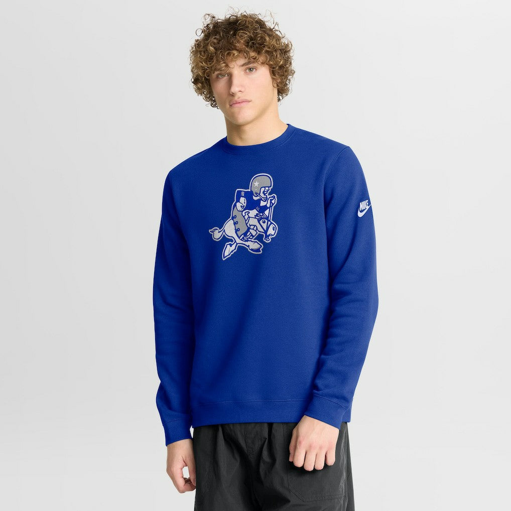 Dallas Cowboys Nike Swing Pass Rewind Club Pullover Sweatshirt