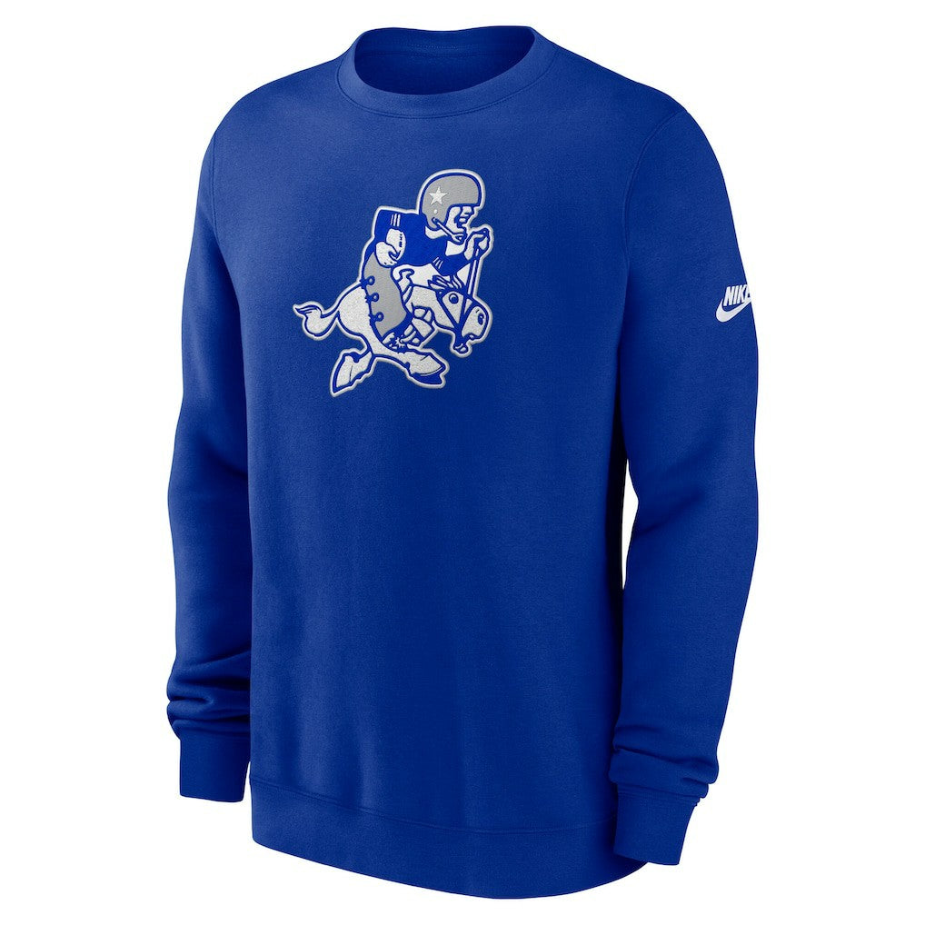 Dallas Cowboys Nike Swing Pass Rewind Club Pullover Sweatshirt