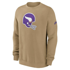 Minnesota Vikings Nike Swing Pass Rewind Club Pullover Sweatshirt