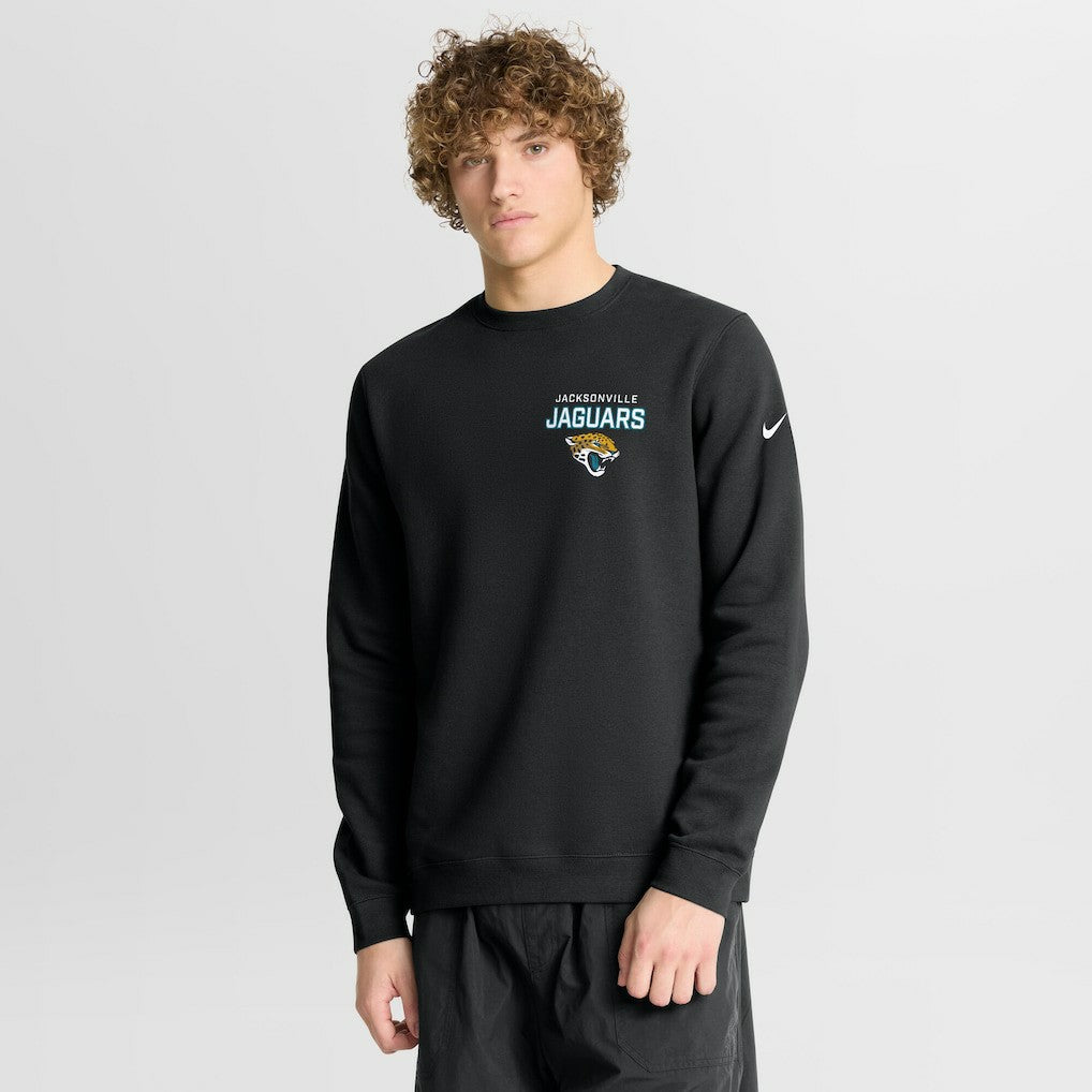 Jacksonville Jaguars Nike Primetime Club Fleece Pullover Sweatshirt