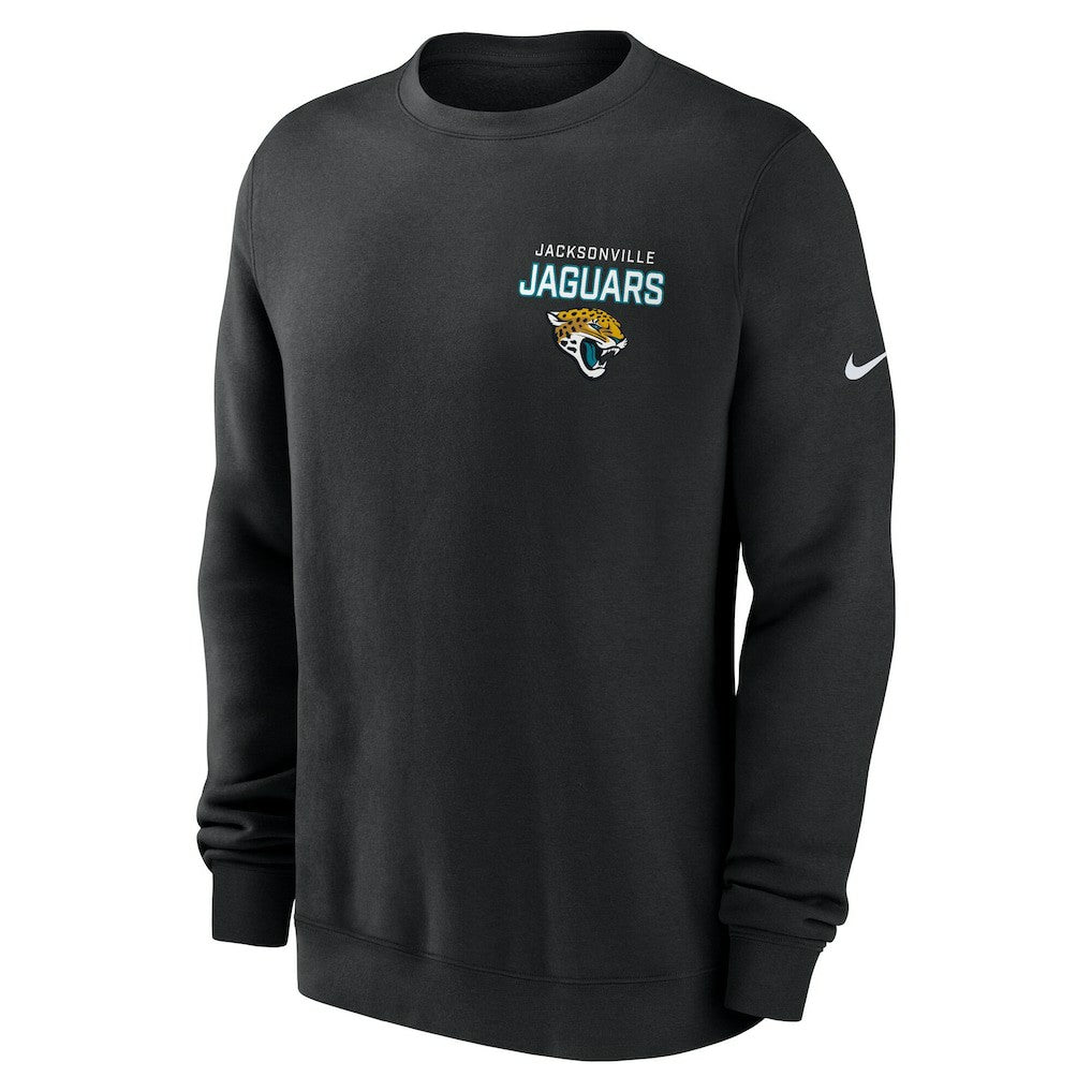 Jacksonville Jaguars Nike Primetime Club Fleece Pullover Sweatshirt