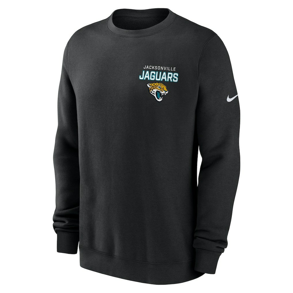 Jacksonville Jaguars Nike Primetime Club Fleece Pullover Sweatshirt