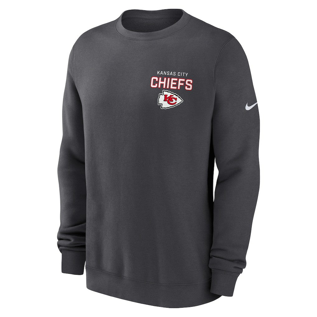 Kansas City Chiefs Nike Primetime Club Fleece Pullover Sweatshirt