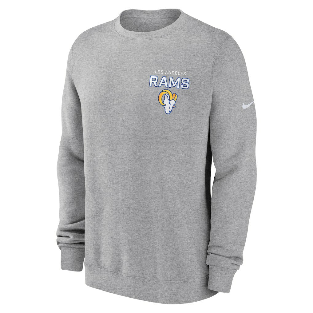 Los Angeles Rams Nike Primetime Club Fleece Pullover Sweatshirt