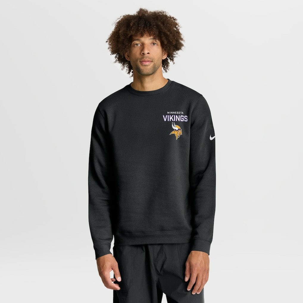 Minnesota Vikings Nike Primetime Club Fleece Pullover Sweatshirt