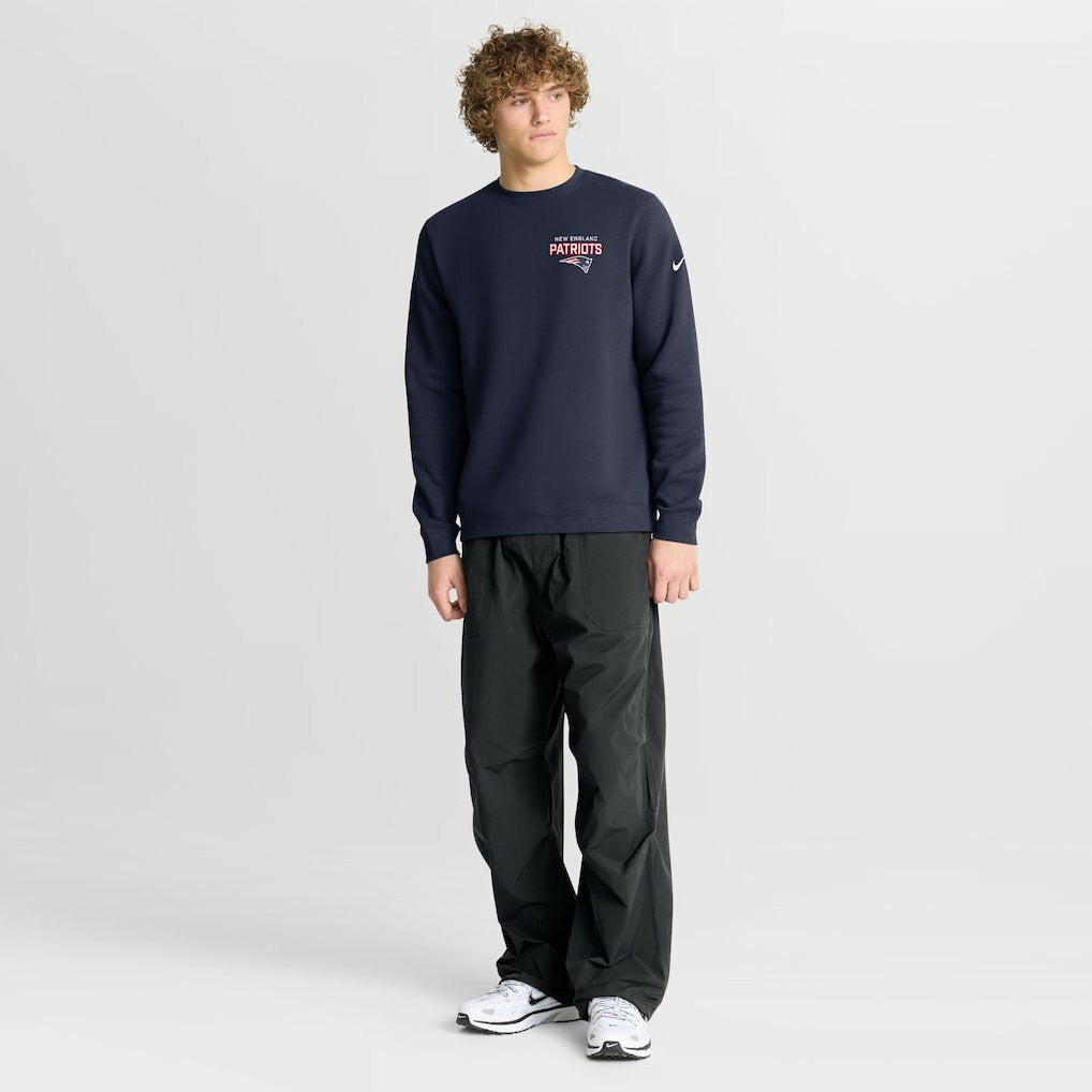 New England Patriots Nike Primetime Club Fleece Pullover Sweatshirt