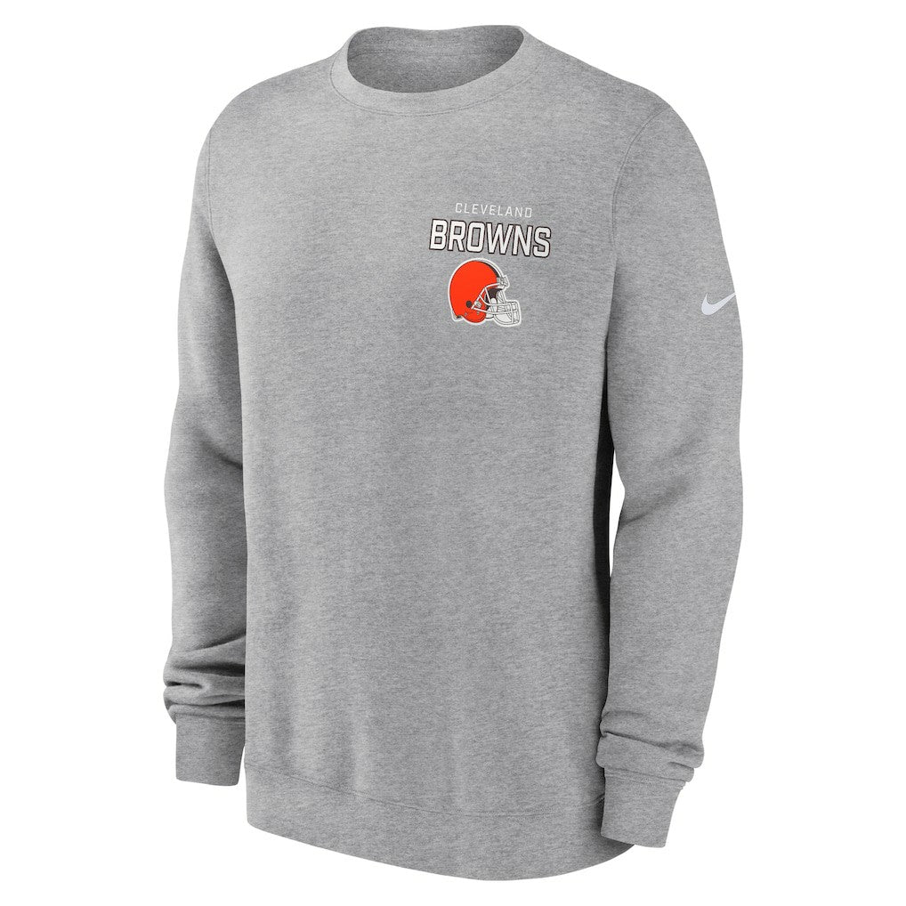 Cleveland Browns Nike Primetime Club Fleece Pullover Sweatshirt