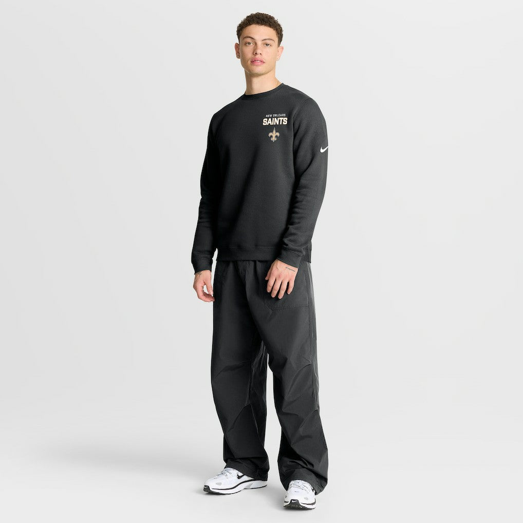 New Orleans Saints Nike Primetime Club Fleece Pullover Sweatshirt