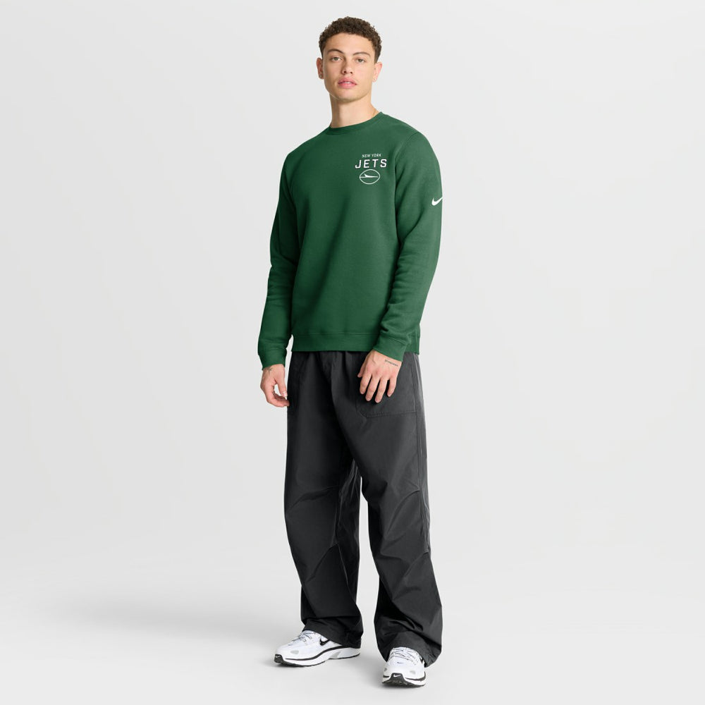 New York Jets Nike Primetime Club Fleece Pullover Sweatshirt