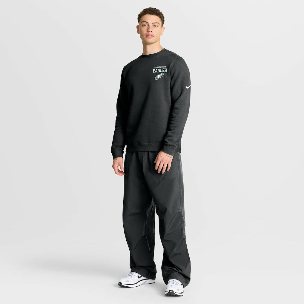 Philadelphia Eagles Nike Primetime Club Fleece Pullover Sweatshirt