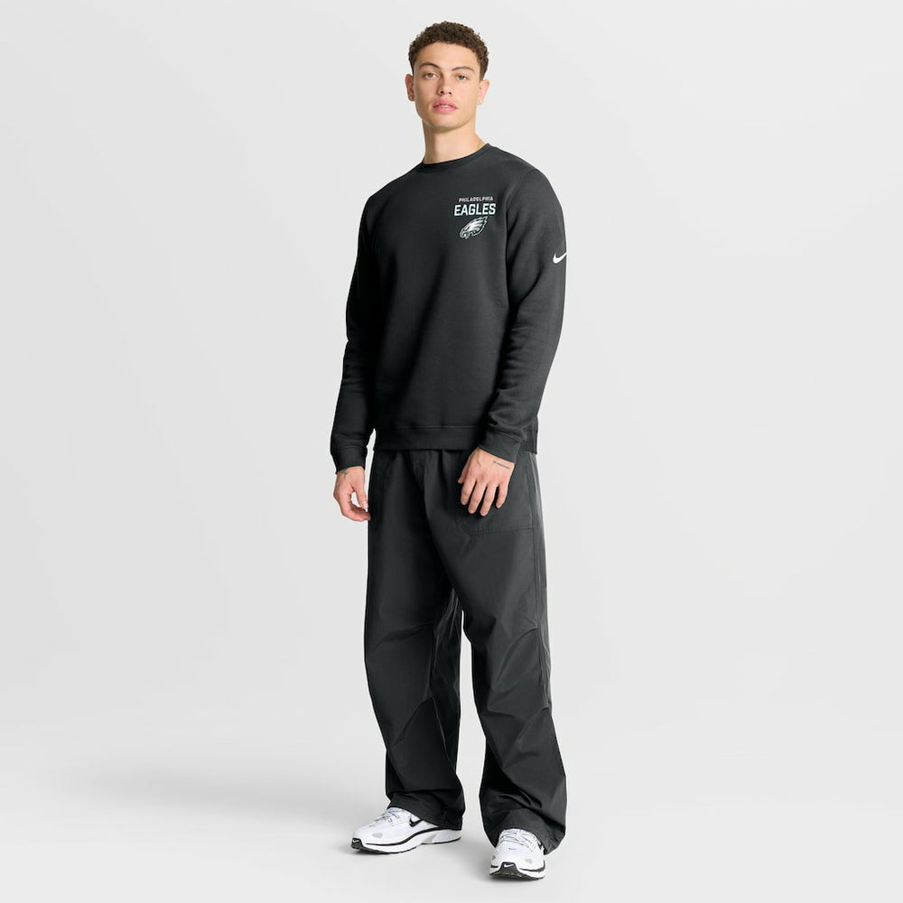 Philadelphia Eagles Nike Primetime Club Fleece Pullover Sweatshirt