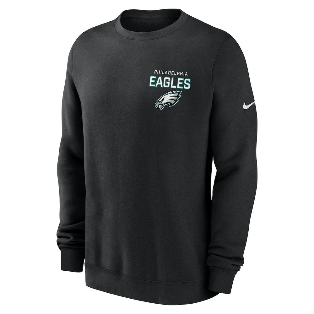 Philadelphia Eagles Nike Primetime Club Fleece Pullover Sweatshirt