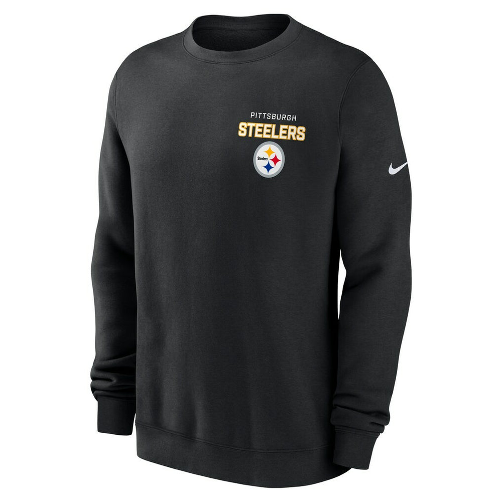 Pittsburgh Steelers Nike Primetime Club Fleece Pullover Sweatshirt