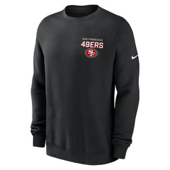 San Francisco 49ers Nike Primetime Club Fleece Pullover Sweatshirt