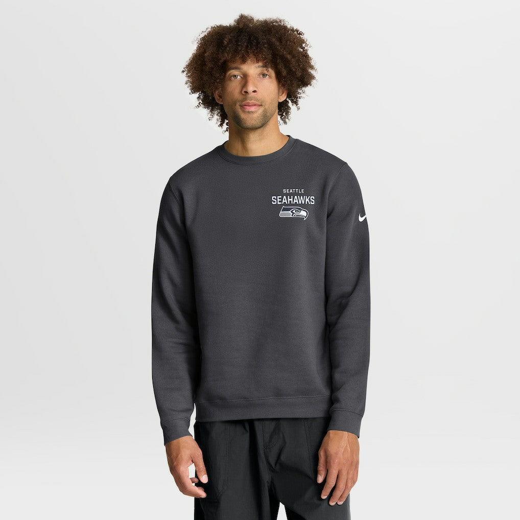 Seattle Seahawks Nike Primetime Club Fleece Pullover Sweatshirt