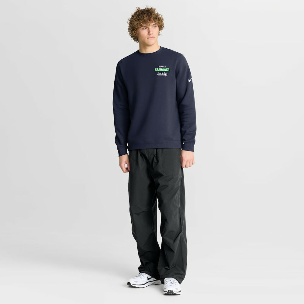 Seattle Seahawks Nike Primetime Club Fleece Pullover Sweatshirt