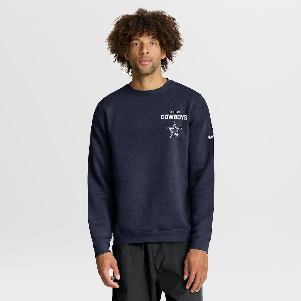 Dallas Cowboys Nike Primetime Club Fleece Pullover Sweatshirt