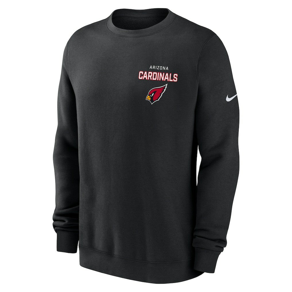 Arizona Cardinals Nike Primetime Club Fleece Pullover Sweatshirt